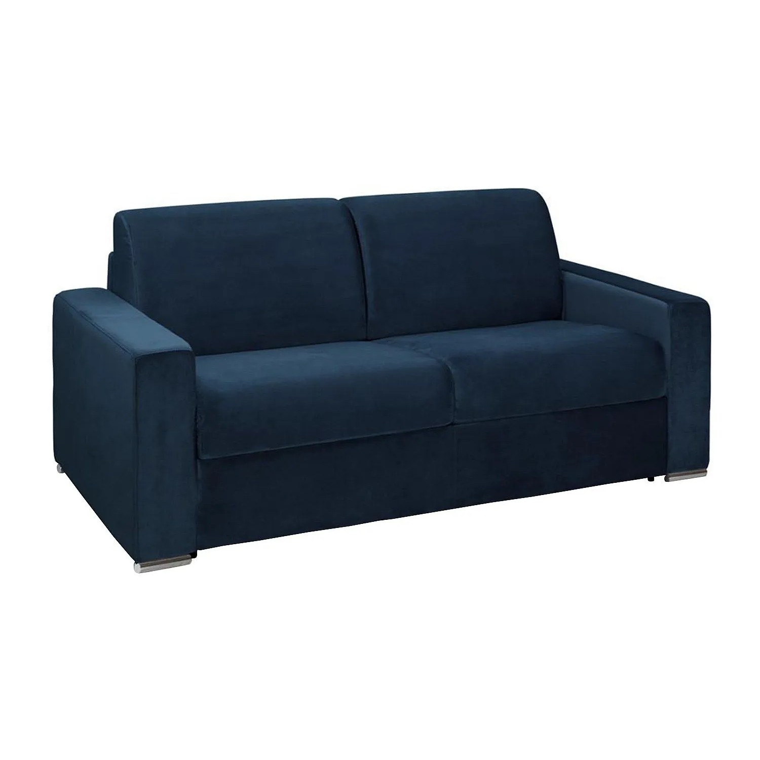 Vente-unique Schlafsofa Calito Marineblau 194 cm