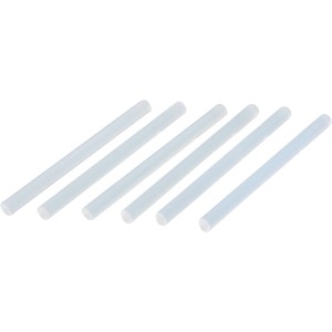 Transparente LUX Heißklebepatronen, Ø 7 mm, 12 Stück, für Heißklebepistolen.