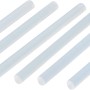 Transparente LUX Heißklebepatronen, Ø 7 mm, 12 Stück, für Heißklebepistolen.