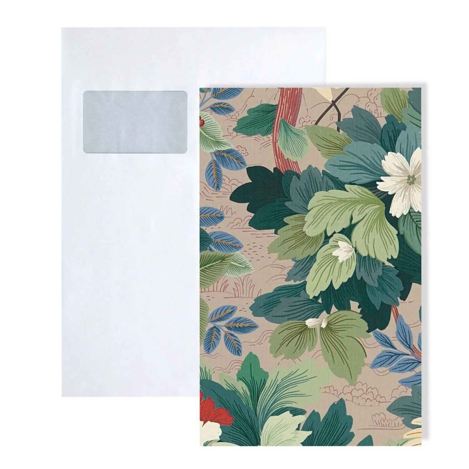 PROFHOME S-791861-GU DIN A4 Muster der Blumen Tapete 1 Musterstück