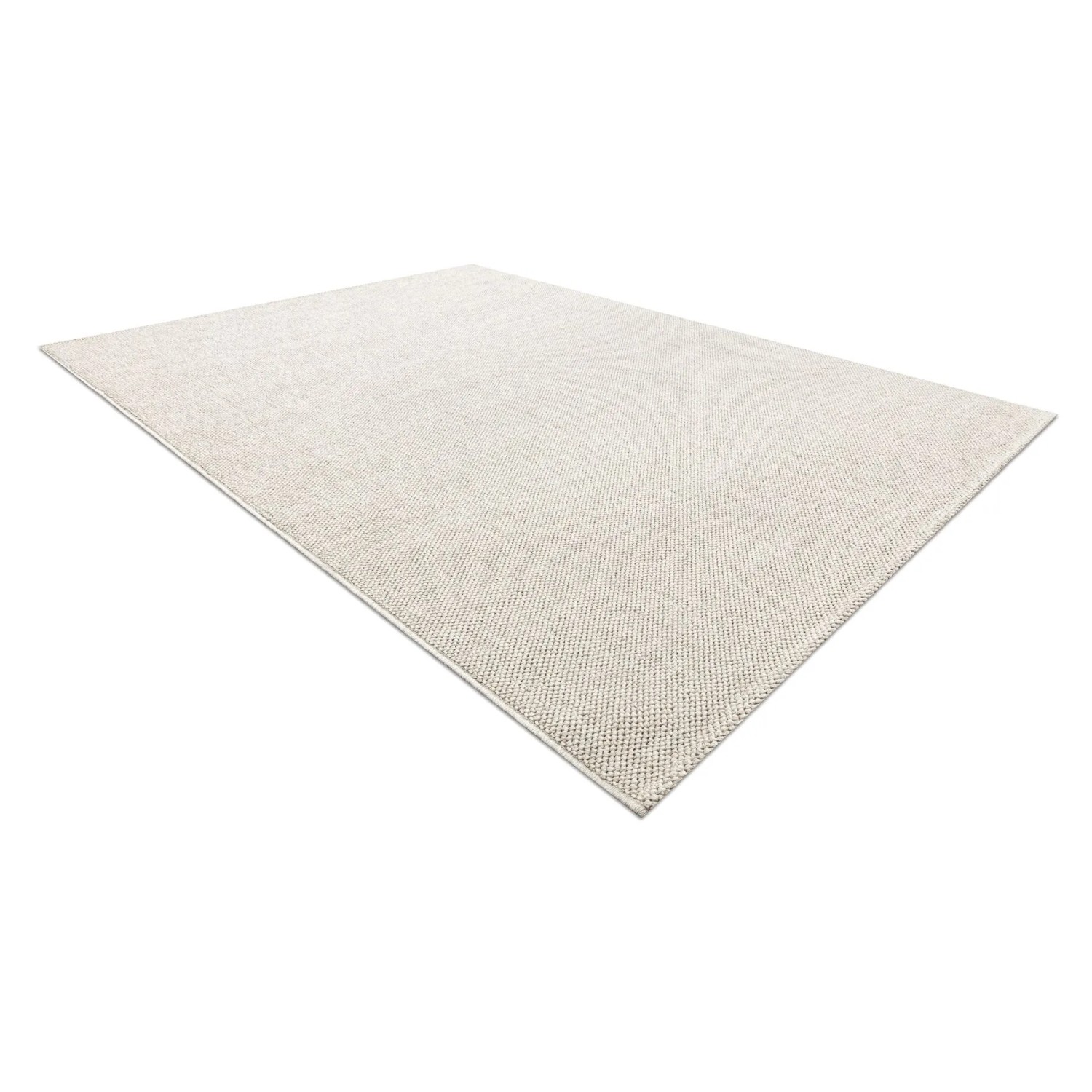 Rechteckiger RugsX Teppich Casablanca Loom in Creme, aus Polypropylen, mit feiner Schlingenflor-Struktur.