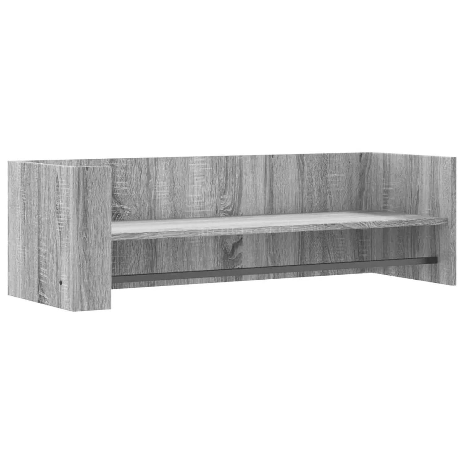 vidaXL Wandregal Grau Sonoma 100x35x30,5 cm Holzwerkstoff 848463