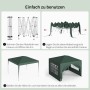 Aufbauanleitung: Grüner WOLTU Pop-Up Pavillon 3x3m, wasserdichtes Pagodenzelt für Garten & Camping.