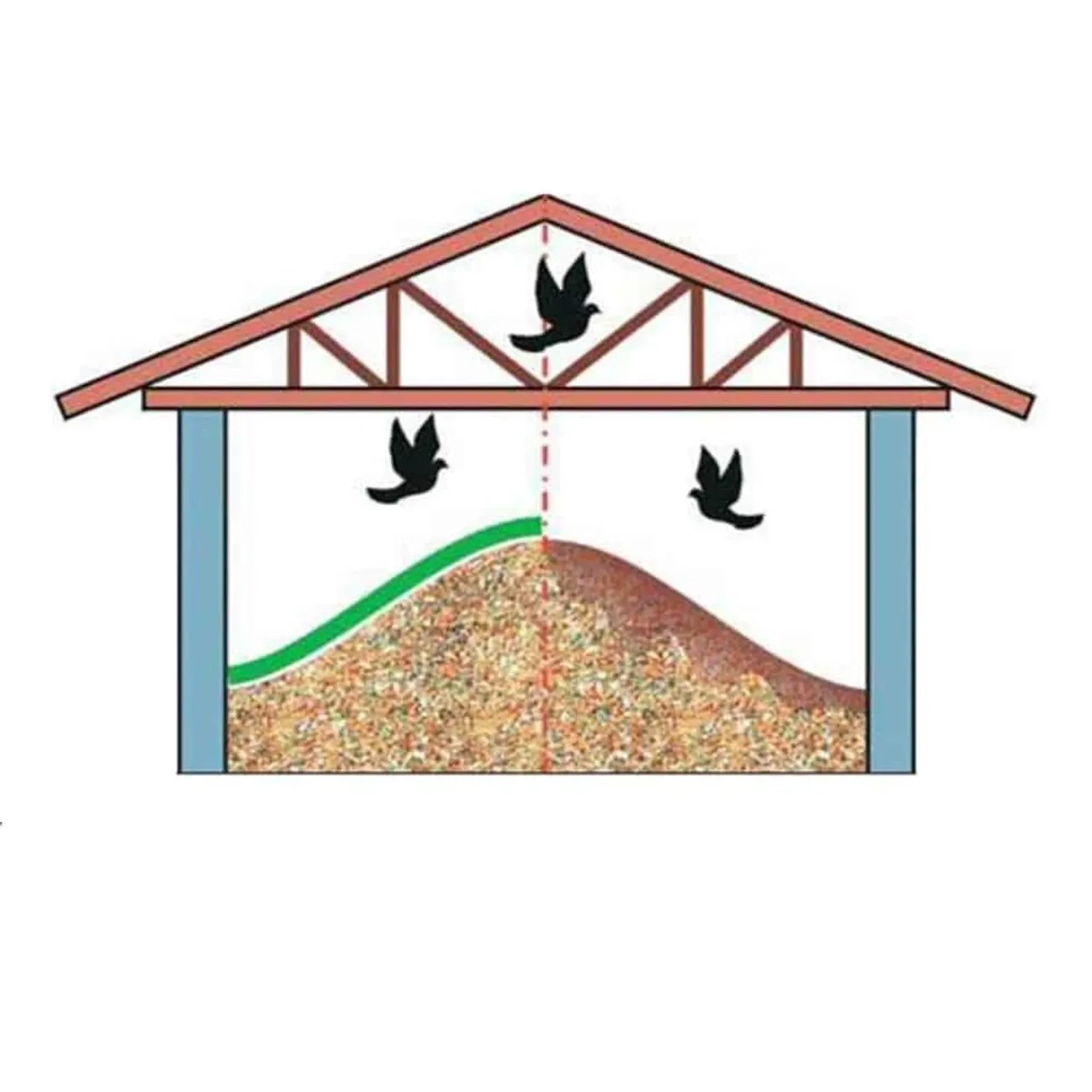 Boni-Shop Schutzvlies Strohvlies Abdeckvlies 140 g/m² 9,8 m x 12,5 m 122,5 m²_7