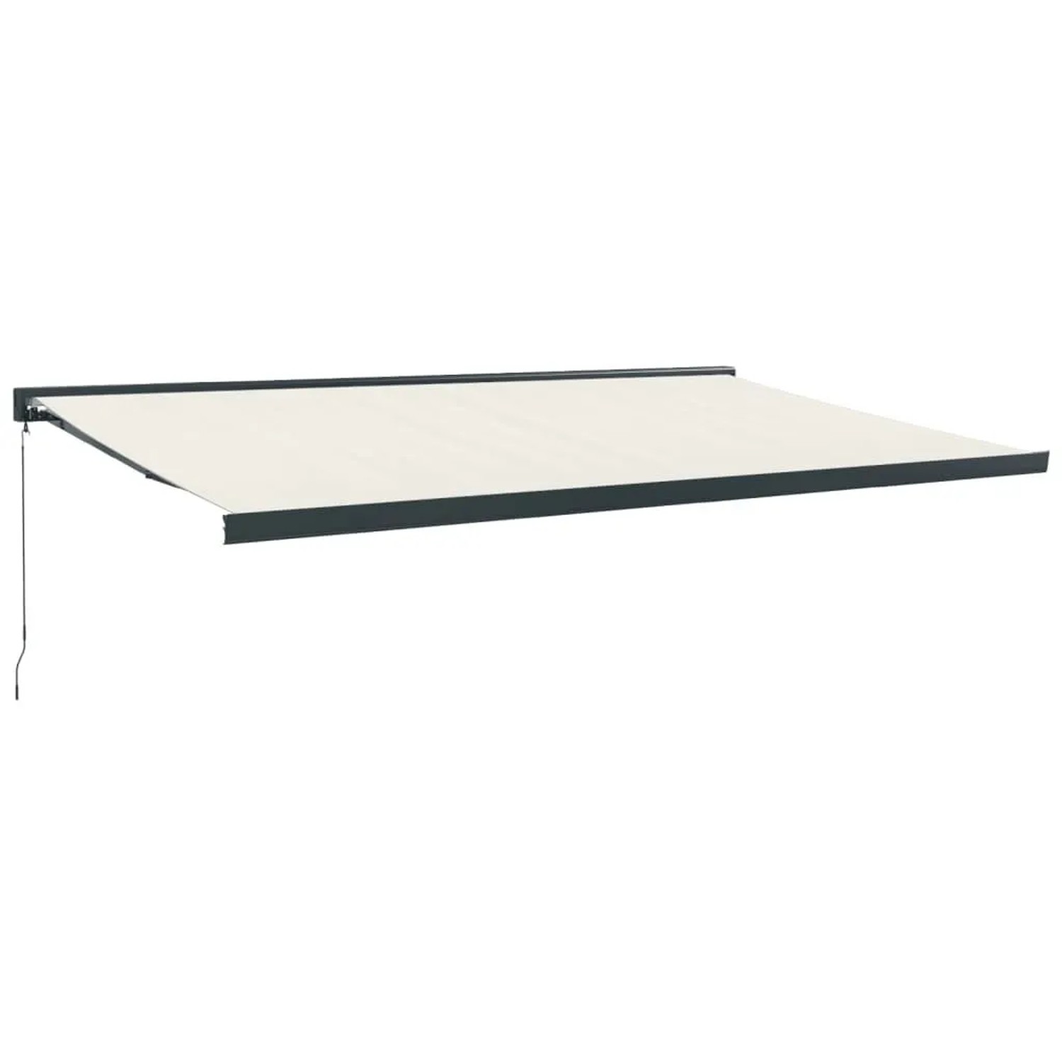 Furnicato Einziehbare Markise 5x3 M Creme Aus Pulverbeschichtetem Aluminium Mit Uv Beständigem Polyesterstoff