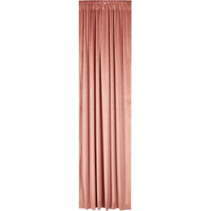 Rosafarbener Ösenschal, 2er Set, 280x140 cm. Fenstervorhang für Wohnräume.
