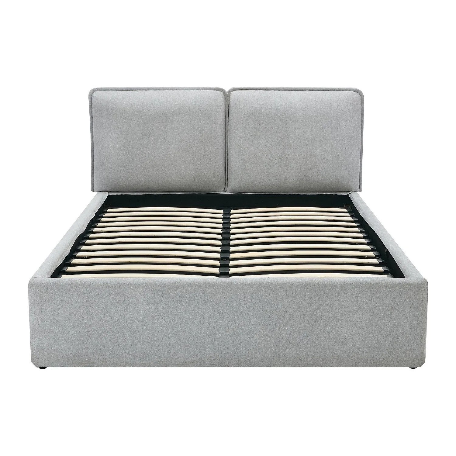 Vente-unique Bett Mit Bettkasten Tenese Hellgrau 172.5 cm