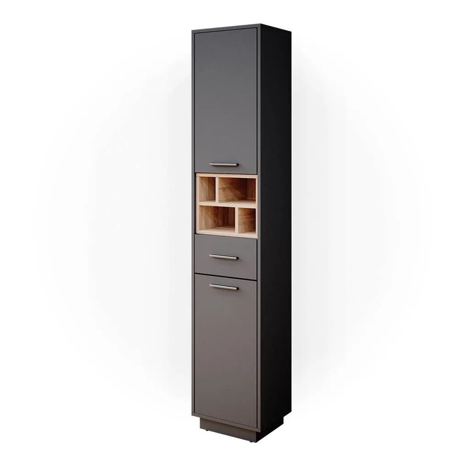 Vicco Badschrank Beatrice Anthrazit 38 x 190