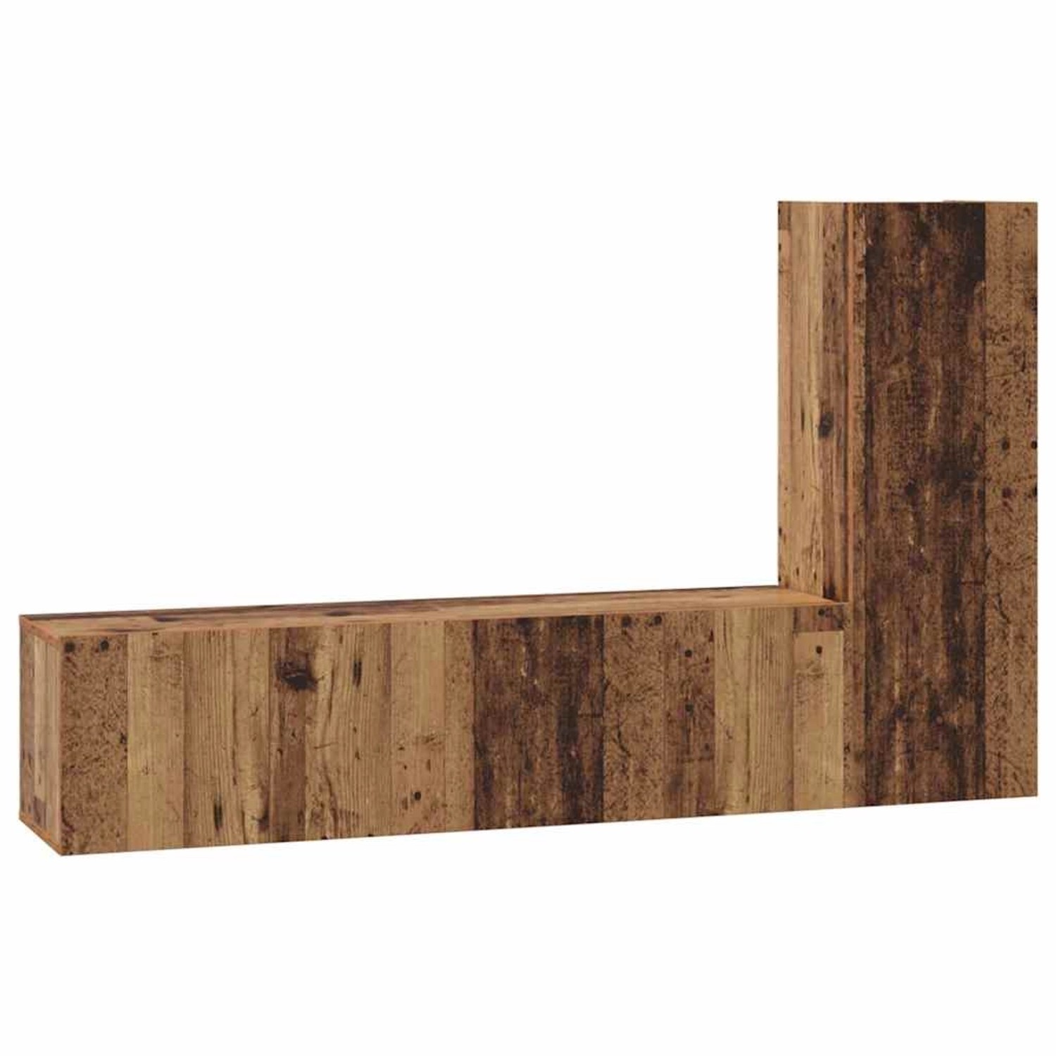 vidaXL TV-Schrank-Set 3-Tlg Altholz 60 x 30 x 30 cm Holzwerkstoff 3393402 günstig online kaufen
