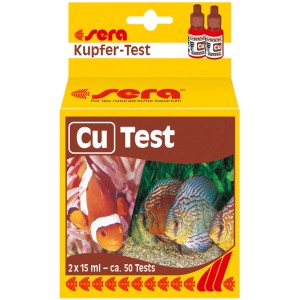 Sera Aquarium Wassertester Cu-Test (Kupfer) zur Kupferwert-Bestimmung im Wasser.