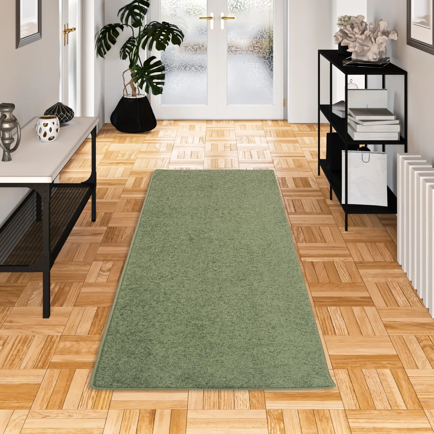 beistelltisch rund mit stauraum FineBuy Couchtisch Holz Sofatisch Ø 60 cm Tisch Wohnzimmertisch zellige