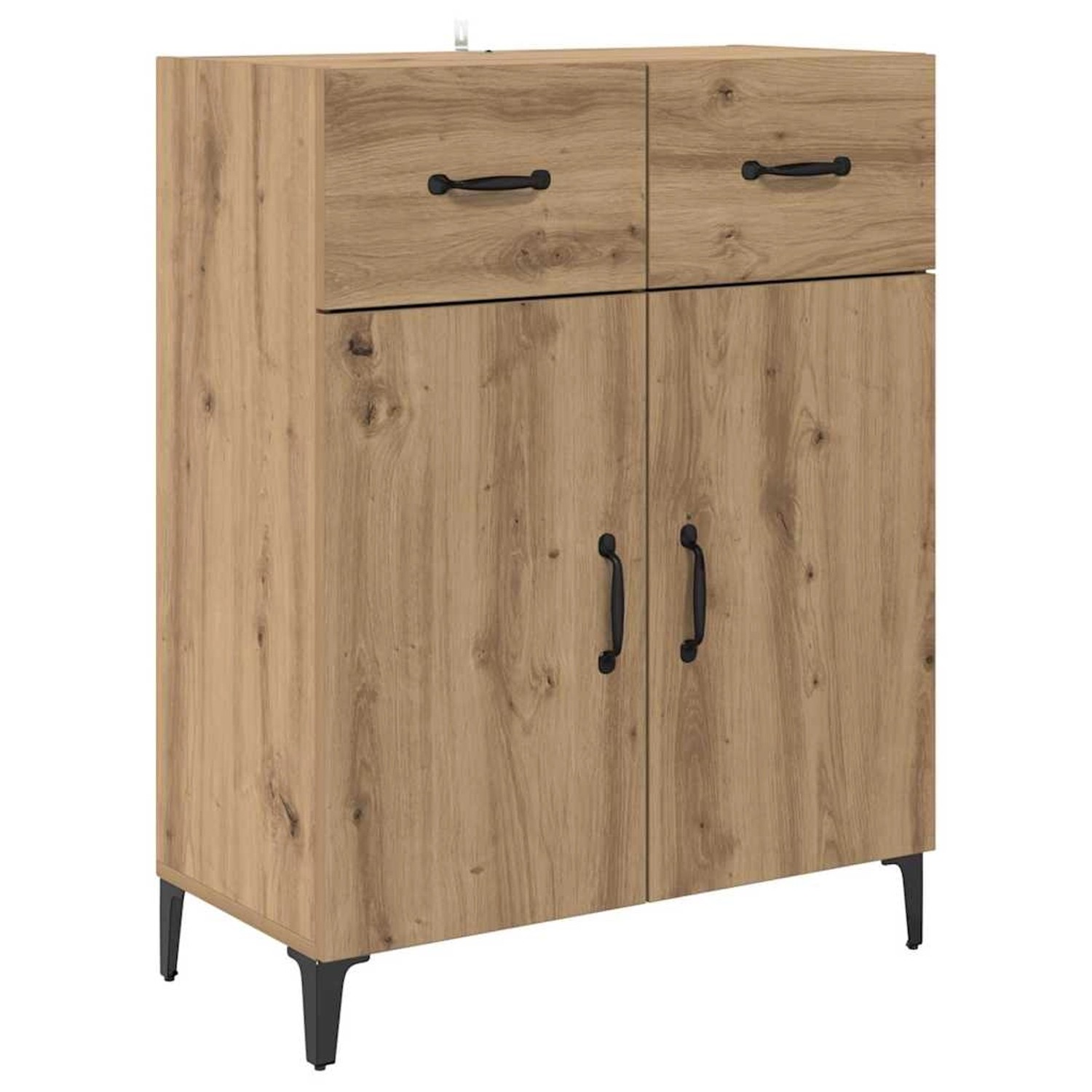 vidaXL Sideboard Artisan-Eiche 34 x 69,5 x 90 cm Holzwerkstoff 880680 günstig online kaufen