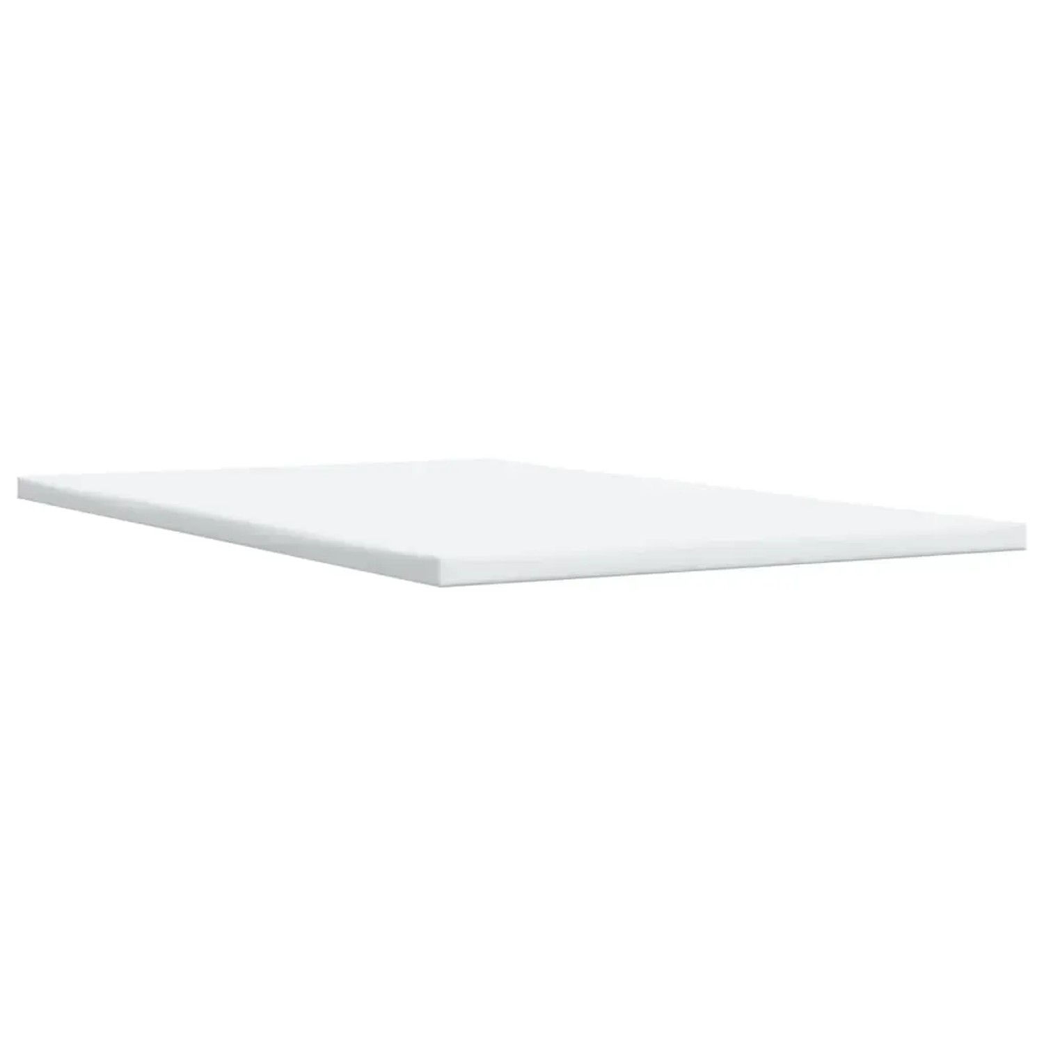 Matratzenauflage, weiß, für vidaXL Boxspringbett 120x200 cm.
