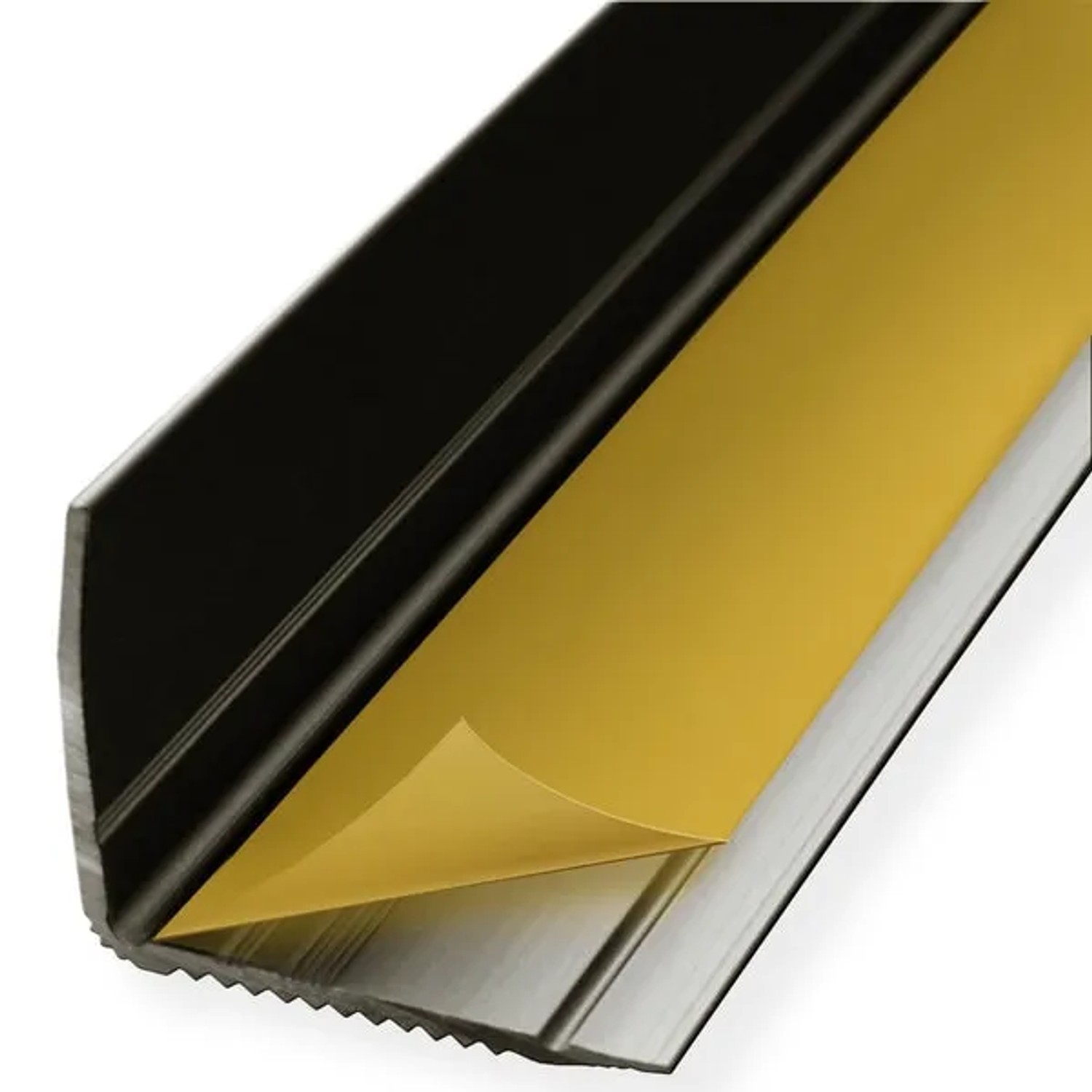 Selbstklebendes Treppenkantenprofil Integral in Bronze, L-Form, 30x20x1340 mm.