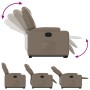 vidaXL Relaxsessel mit Aufstehhilfe Cappuccino-Braun Kunstleder 3204436_7