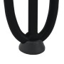 Schwarze vidaXL Haarnadelbeine (4 Stk.) für Couchtisch, Stahl, 20 cm hoch.