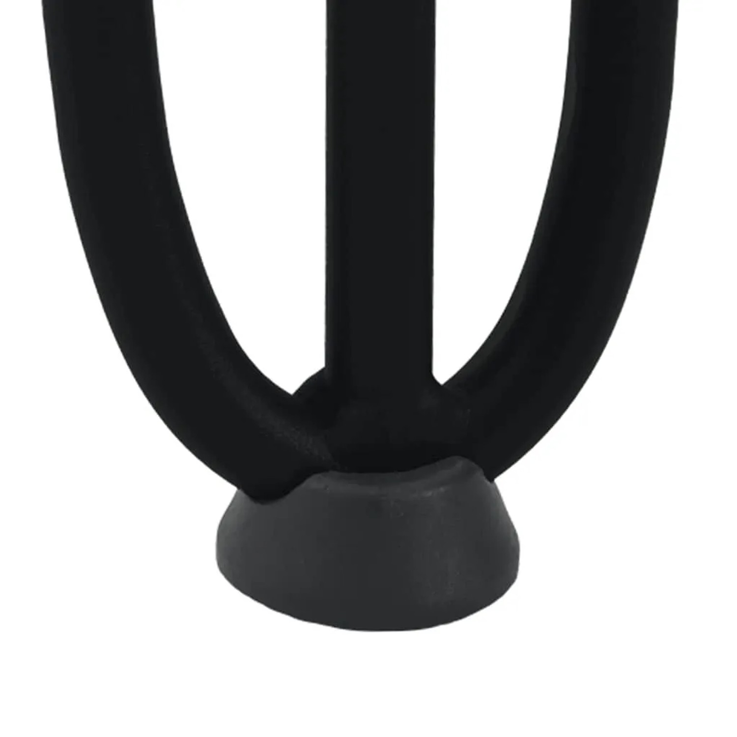 Schwarze vidaXL Haarnadelbeine (4 Stk.) für Couchtisch, Stahl, 20 cm hoch.
