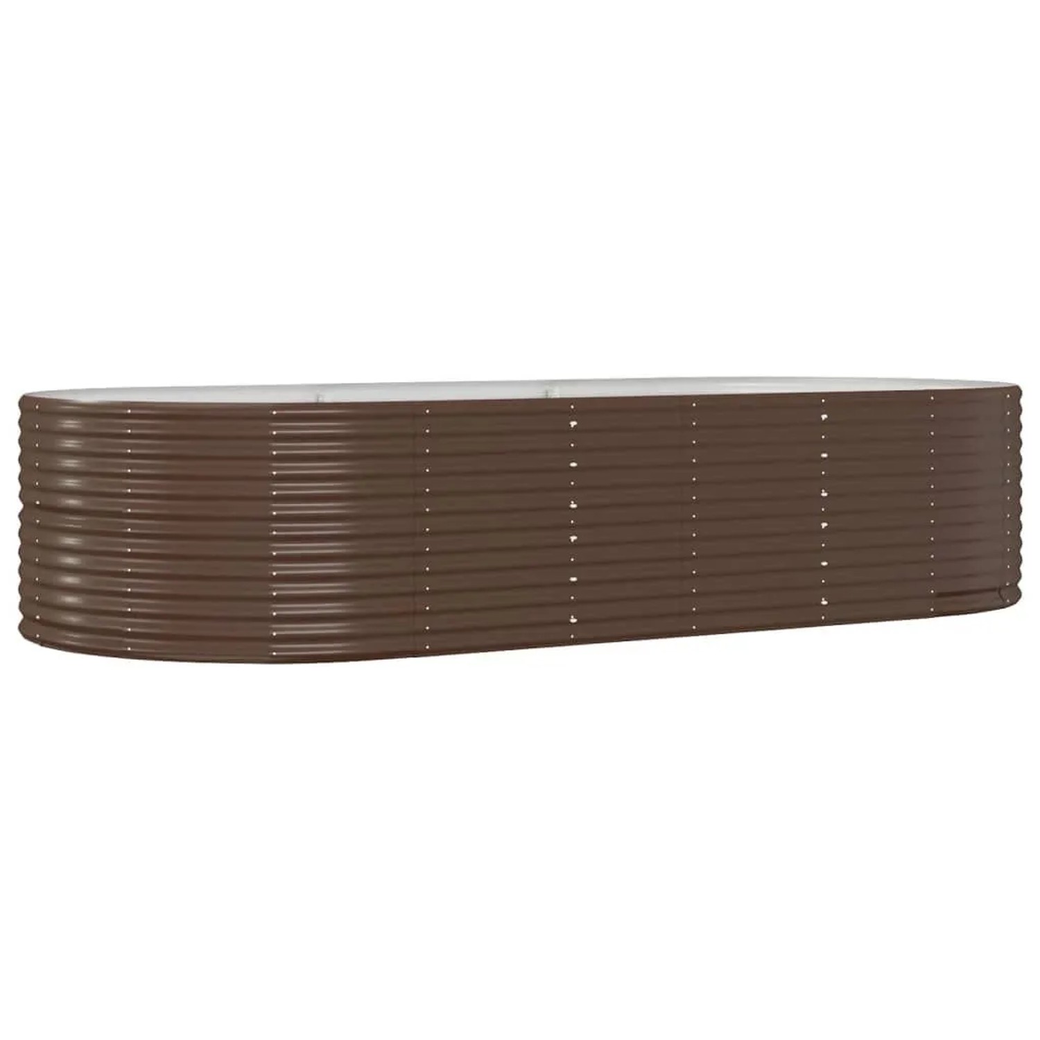 vidaXL Hochbeet Braun 291x140x68 cm Verzinkter Stahl 319100