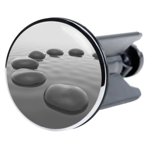 Sanilo Waschbeckenstöpsel mit Steindesign für handelsübliche Waschbecken.