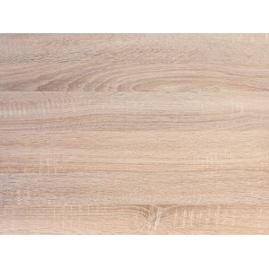 Flex-Well Arbeitsplatte in Sonoma Eiche, 210x60x3,8 cm, Detailansicht des Holzdekors.
