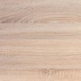 Flex-Well Arbeitsplatte in Sonoma Eiche, 210x60x3,8 cm, Detailansicht des Holzdekors.