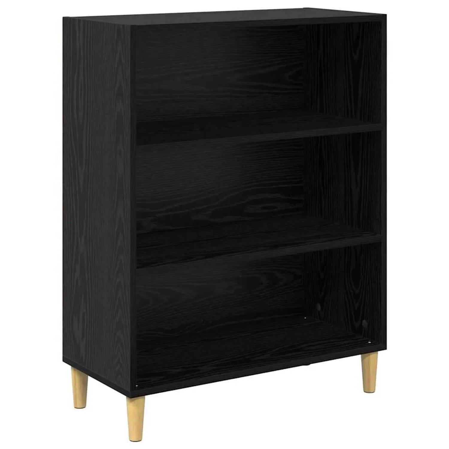 vidaXL Sideboard Schwarz Eichen-Optik 69,5 x 32,5 x 90 cm 880703 günstig online kaufen