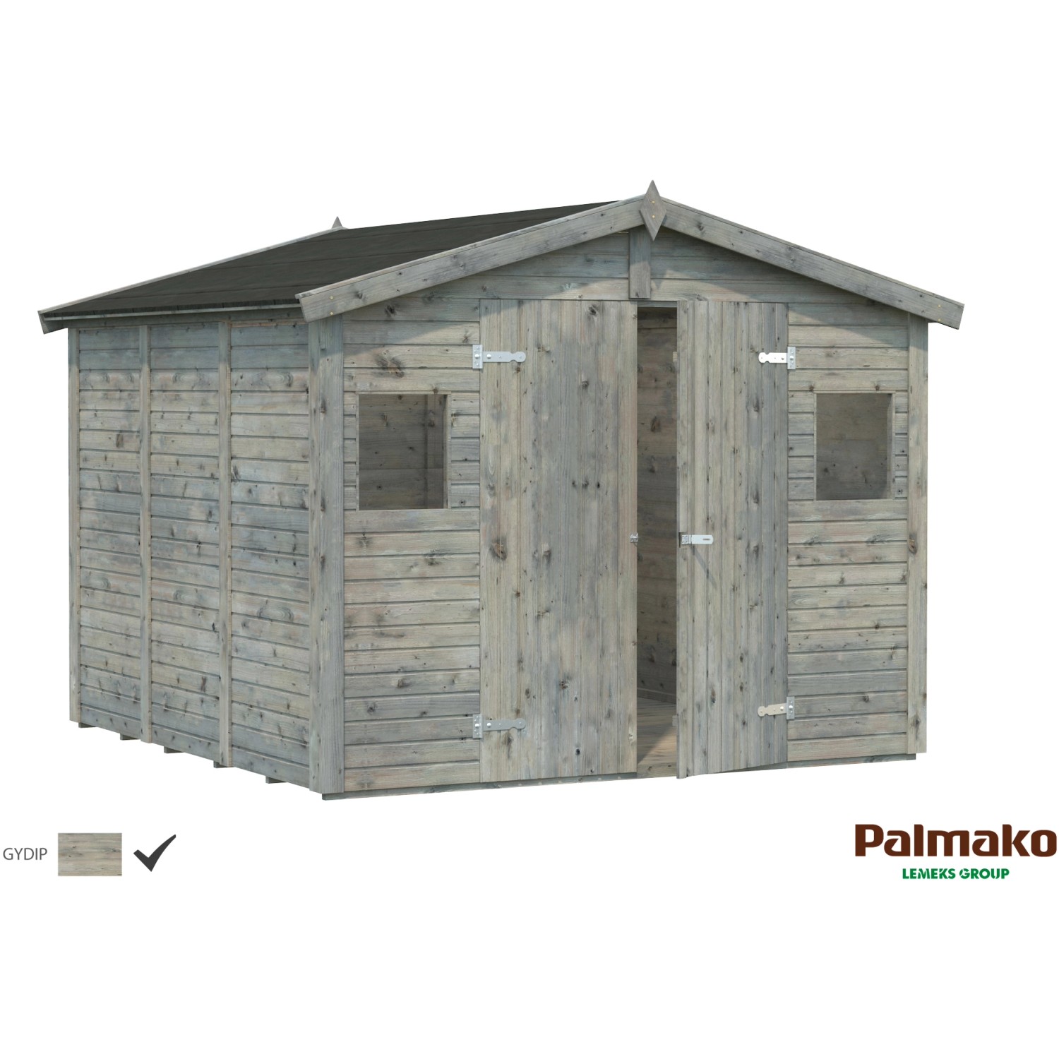 Palmako Gerätehaus "Dan", grau günstig online kaufen