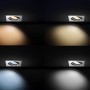 Philips Hue Milliskin LED-Einbauspot, rechteckig, Weiß, verschiedene Lichtfarben.