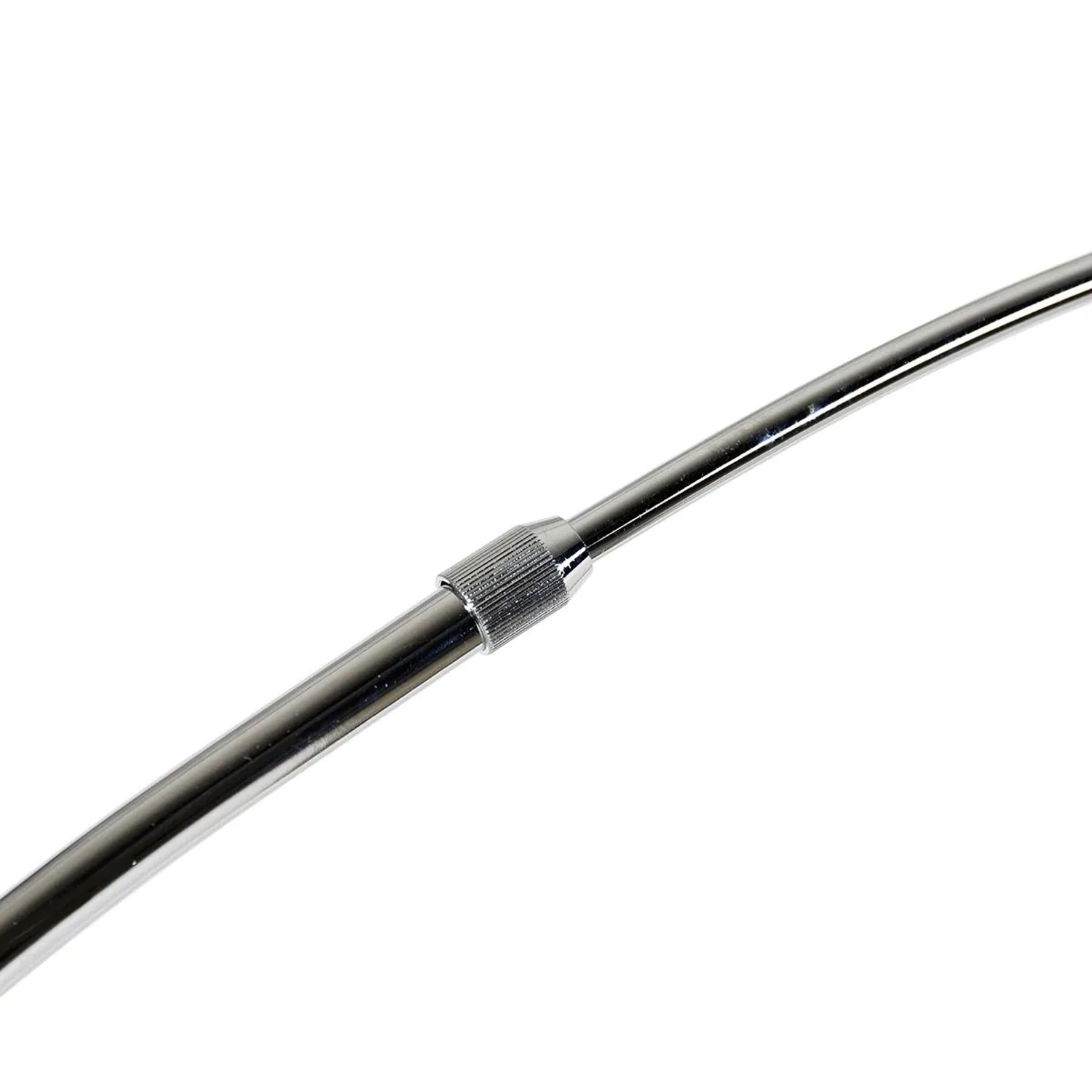 QAZQA Moderne Bogenlampe Chrom mit Weißem Schirm Arc Basic_6