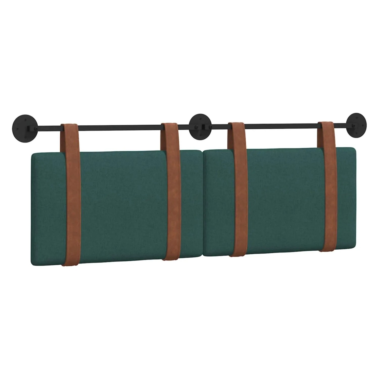 vidaXL Hängevorderseite Uni Dunkelgrün 130 x 55 x 5 cm Antikes PU 42031428