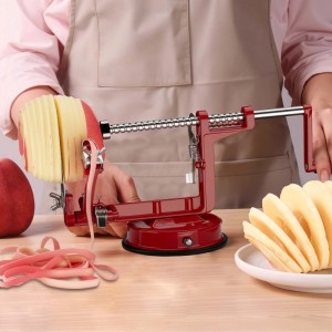 Wiltec Apfelschneider 3In1 Apfelschäler Apfelschälmaschine Apfelentkerner