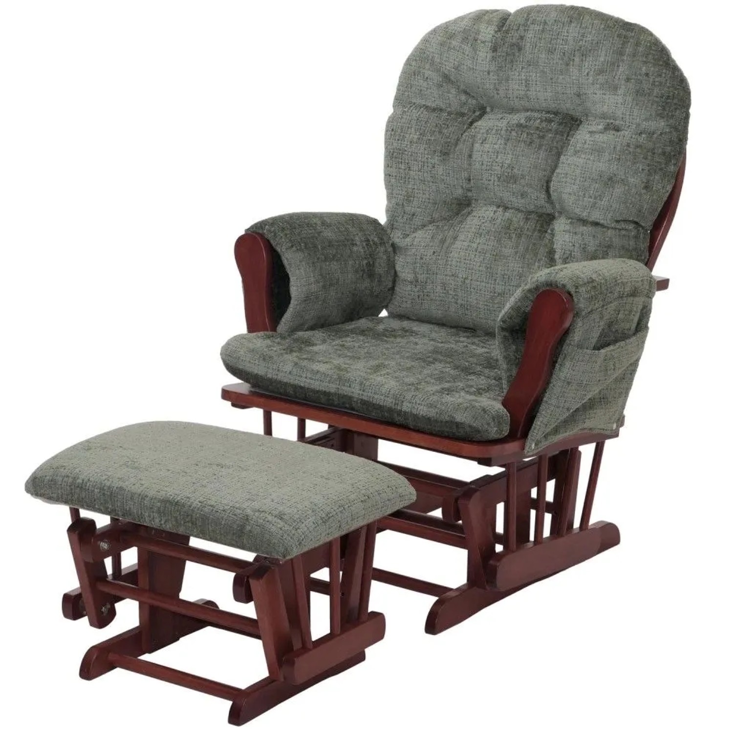 MCW Relaxsessel C76 Grün Gestell Dunkel