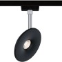 Paulmann URail Spot Sphere, schwarz-matt/chrom, 7,4W. LED-Leuchte für URail Schienensysteme.