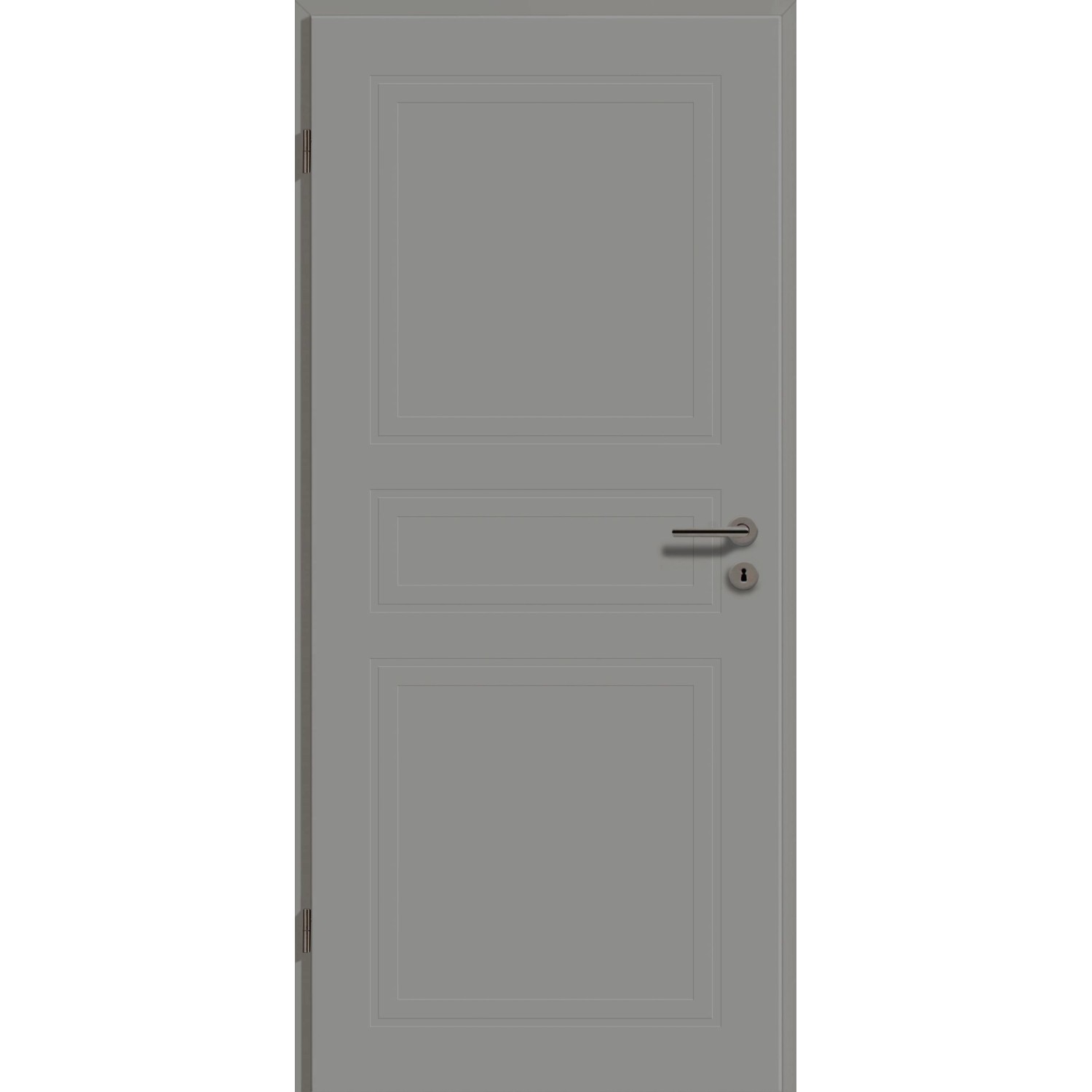 GetaDoor Zimmertür Brillant Contour 7103 Klassikgrau 198,5 cm x 86 cm DIN L