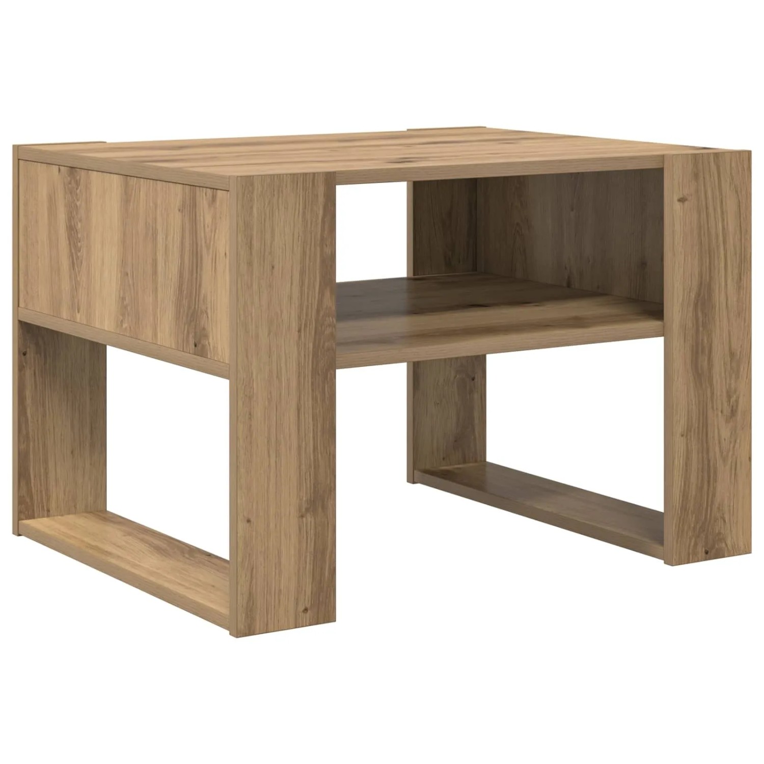 vidaXL Couchtisch Artisan-Eiche 66 x 53 x 45 cm Holzwerkstoff 8000107