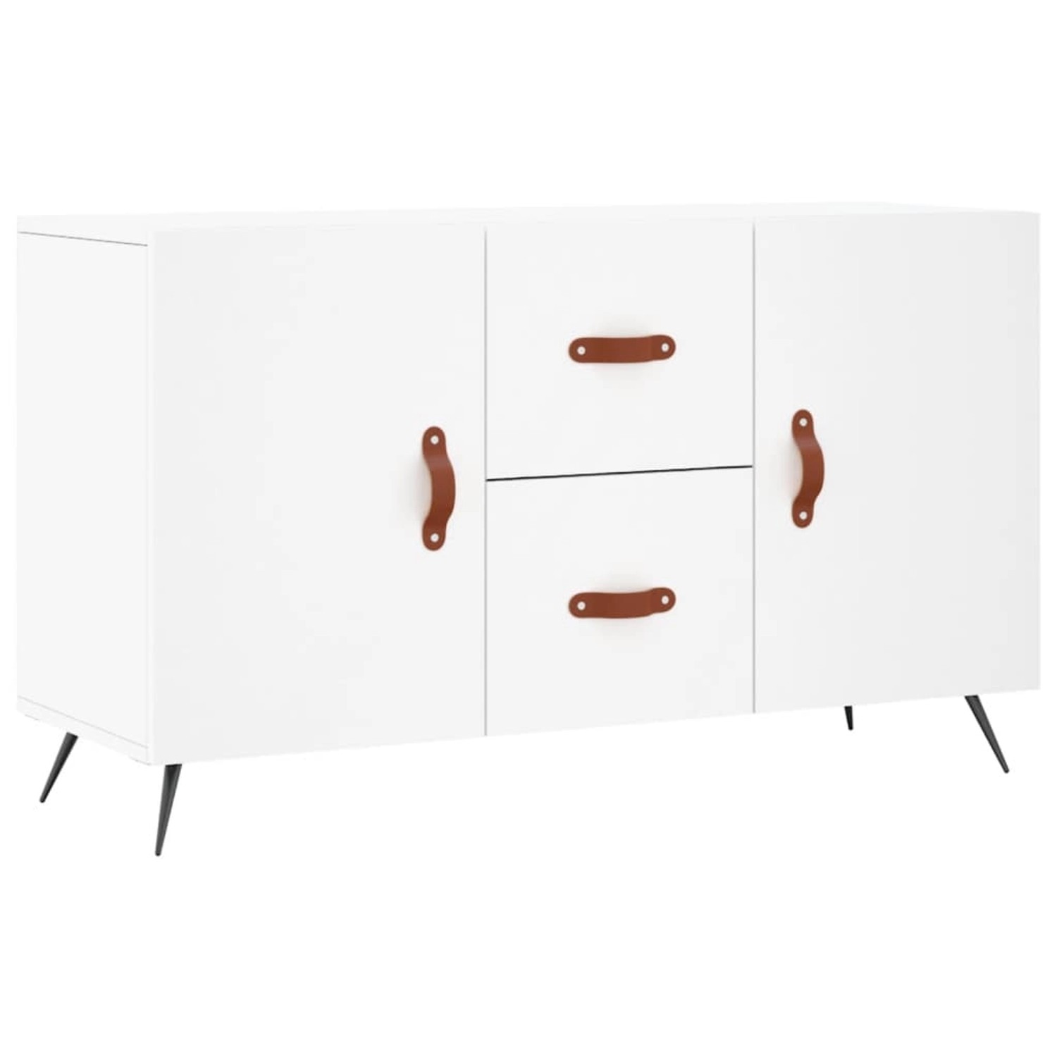 vidaXL Sideboard Weiß 100x36x60 cm Holzwerkstoff 828140 günstig online kaufen