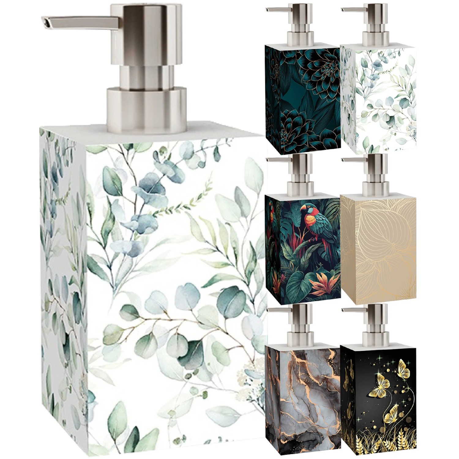 SANILO Seifenspender Eukalyptus und weitere Designs für Bad & Küche.