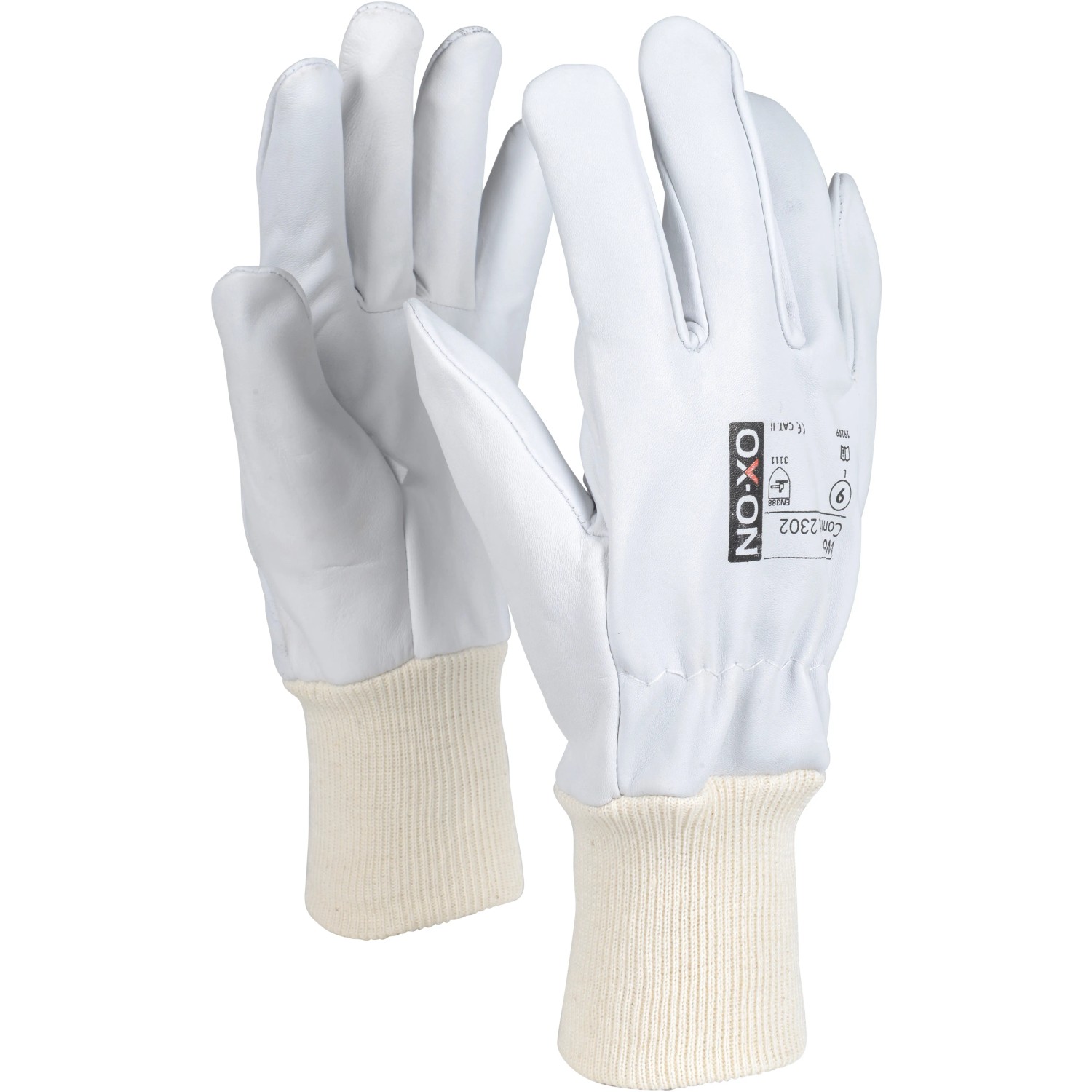 OXFORD Lederhandschuhe – 2er-Set, Braun, Aus 100% Anilinleder, Mit Klettverschluss