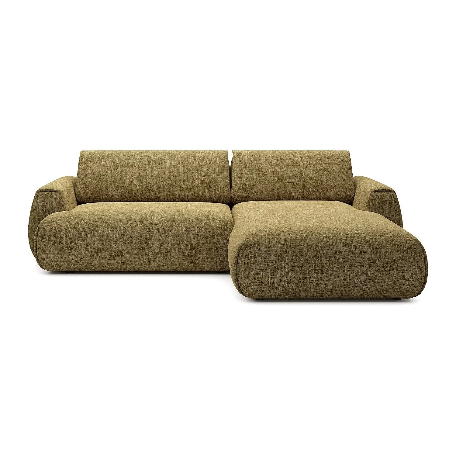 Vente-unique Schlafsofa Monelia Grün 270 cm