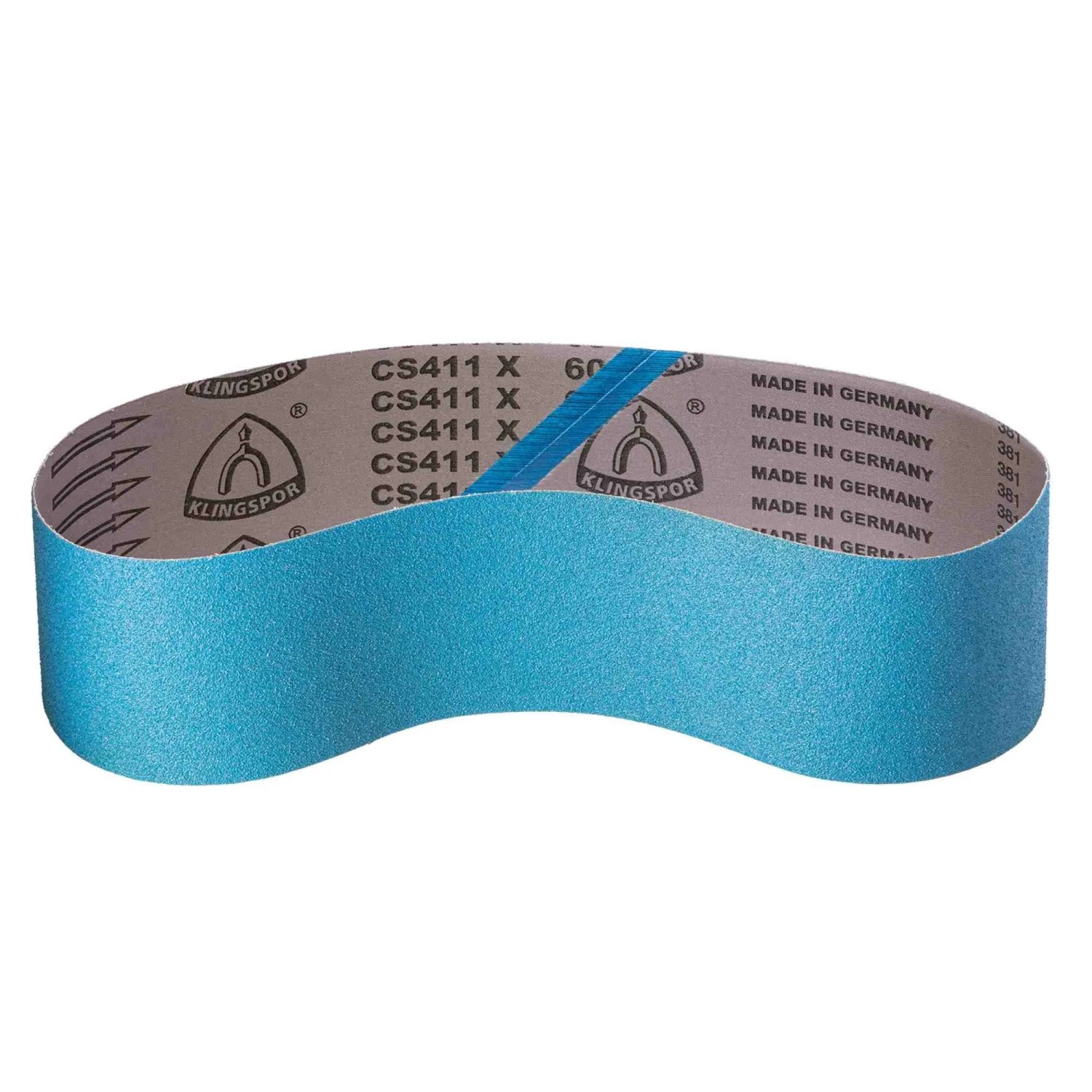 Klingspor Gewebe Schleifband 75x533 mm CS411X Korn 60 - 10 Stück