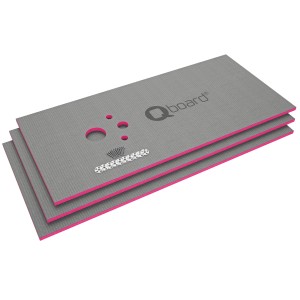 Qboard quick Verkleidung für WC-Wandelemente, 1300x600x20mm, mit Montageset.