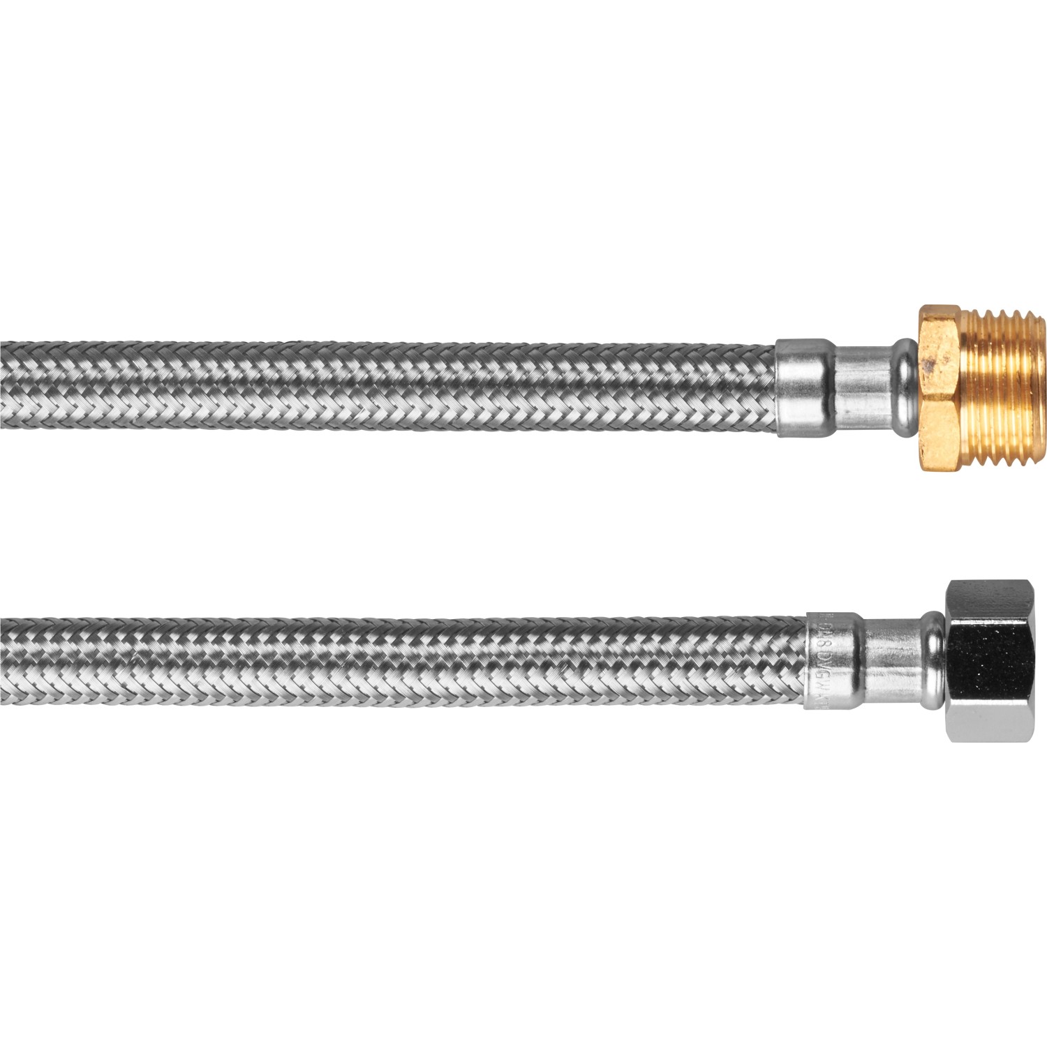 LUX Flex-Armaturenschlauch 14,9 mm (G 3/8) x 21 mm (R 1/2) x 500 mm