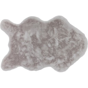 Schöner Wohnen Kunstfell Tender Shape in Silber, 60x90 cm. Weiches, pflegeleichtes Fell für Boden oder Stuhl.