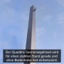 Quadratischer Sonnensegelmast Toldoro aus Edelstahl mit fester Öse für Sonnensegel.