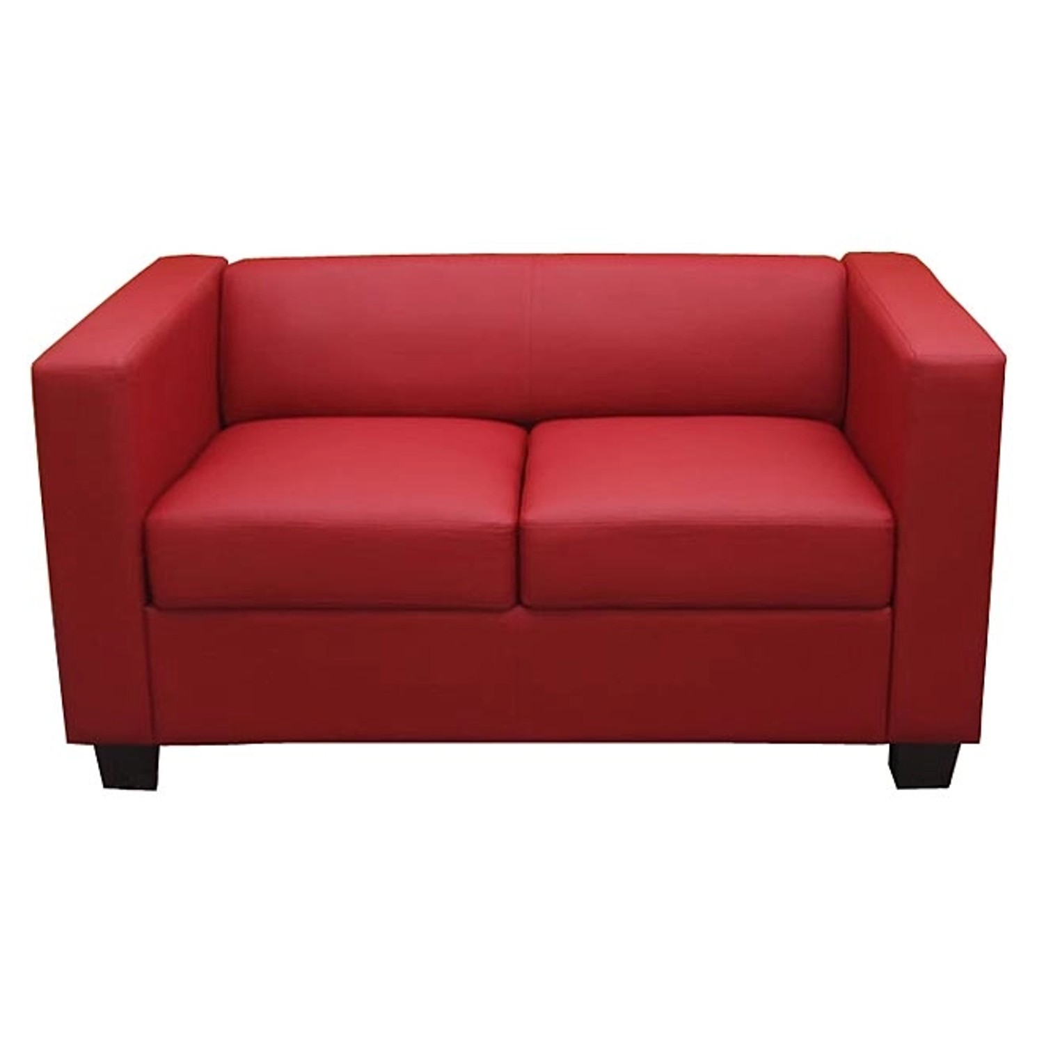MCW 2er Sofa Lille Kunstleder Rot günstig online kaufen
