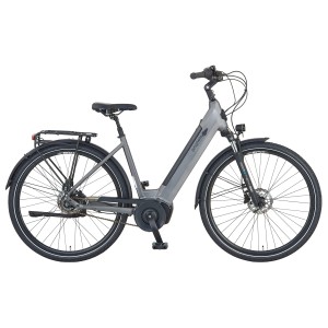 Prophete City E-Bike Geniesser 3.0, Damen, 28 Zoll, Grau Metallic Matt