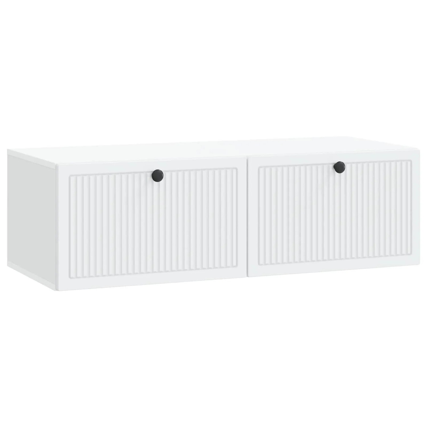vidaXL Wandmontierter TV-Schrank Weiß 98 x 41 x 30 cm Holzwerkstoff 898015