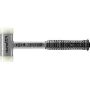 Halder Supercraft Schonhammer Ø 45 mm Rückschlagfrei mit Bruchsicherem StahlrohrStiel