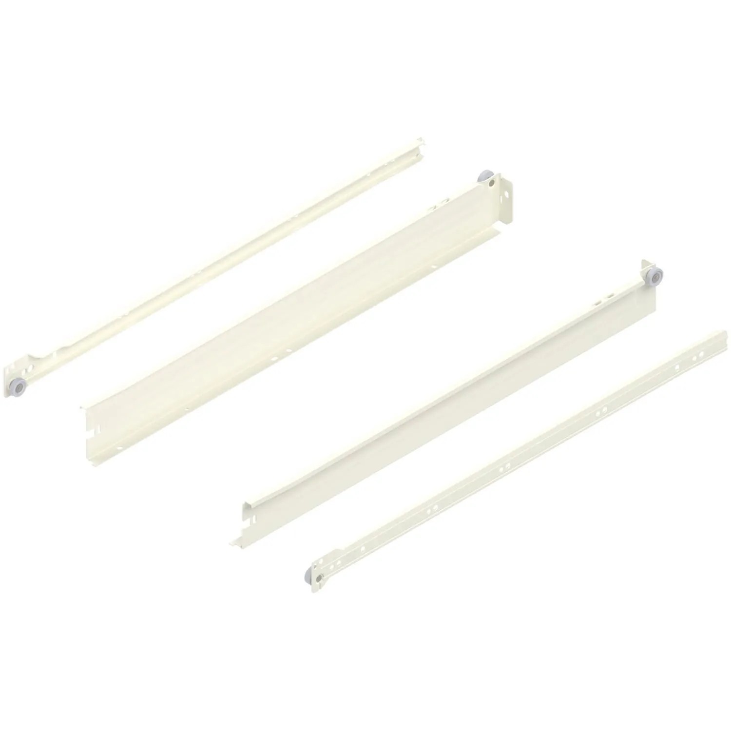 Blum Zarge Metabox N 320 Schraubversion Teilauszug Nennlänge 550 mm Cremeweiß