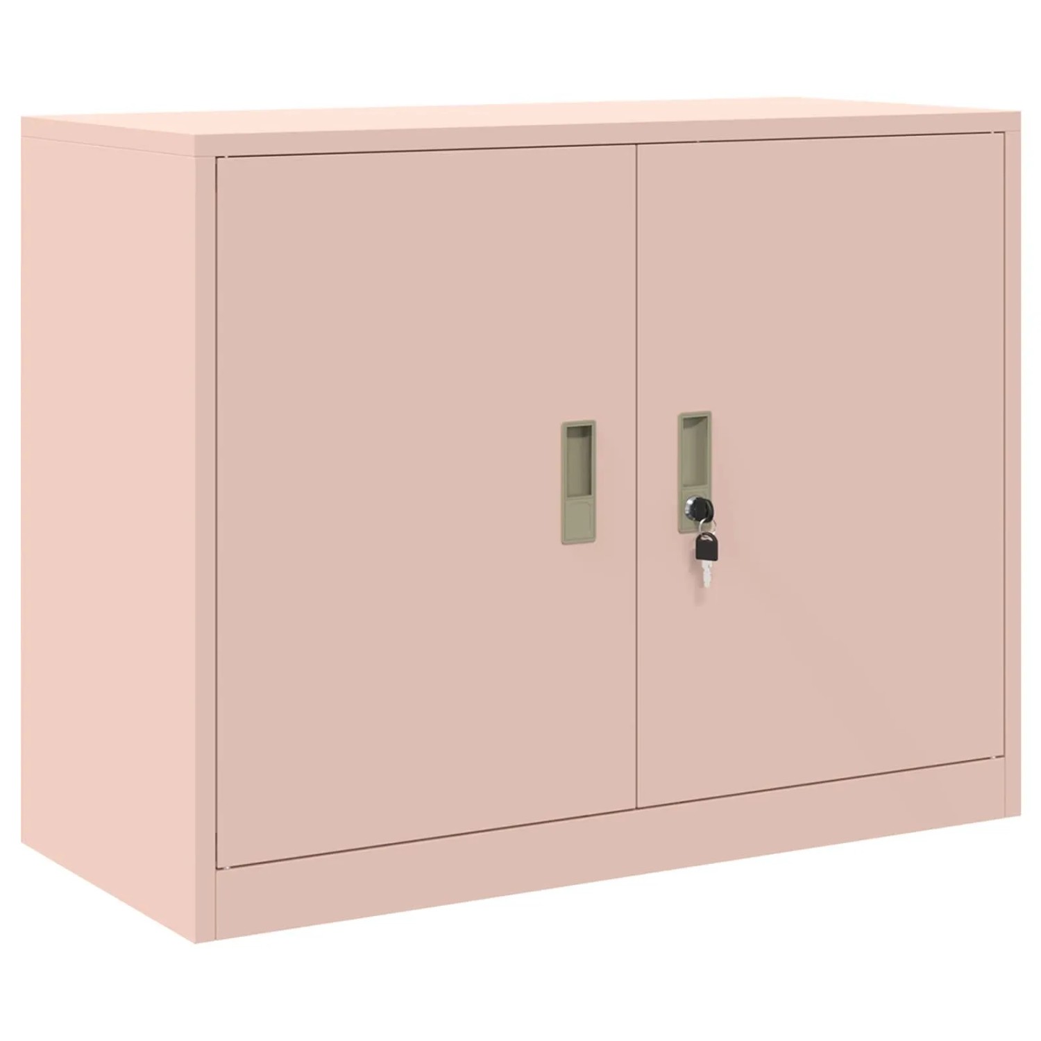vidaXL Aufbewahrungsschrank Rosa 90 x 40 x 70 cm Stahl 891635